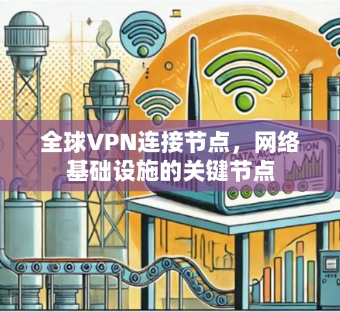 全球VPN连接节点，网络基础设施的关键节点