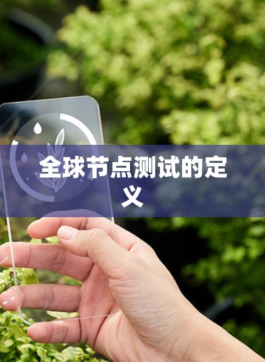 全球节点测试的定义 全球节点测试的定义