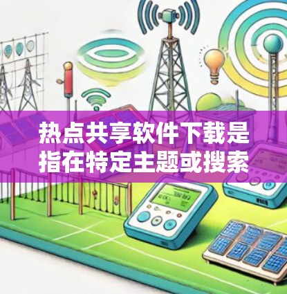 热点共享软件下载是指在特定主题或搜索结果中容易找到的软件，通常用于资源管理、文件下载、云存储、聊天、游戏、视频剪辑、音乐、文档、学习资料、测试工具、娱乐等功能。以下是几种常见的热点共享软件推荐