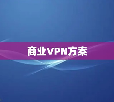 商业VPN方案 商业VPN方案