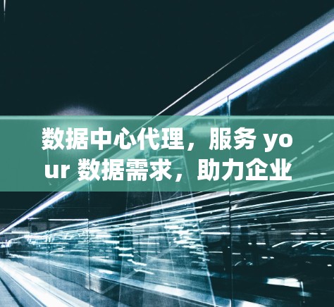 数据中心代理，服务 your 数据需求，助力企业数字化转型