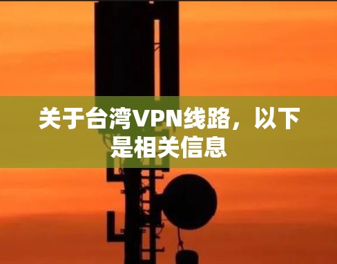 关于台湾VPN线路,以下是相关信息
