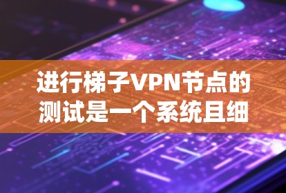 进行梯子VPN节点的测试是一个系统且细致的过程,涉及多个关键步骤,确保每个节点的配置正确,以保证数据安全和网络可靠性。以下是一个有条理的步骤指南 进行梯子VPN节点的测试是一个系统且细致的过程,涉及多个关键步骤,确保每个节点的配置正确,以保证数据安全和网络可靠性。以下是一个有条理的步骤指南
