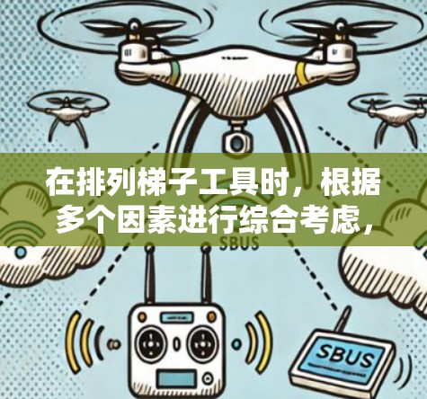 在排列梯子工具时，根据多个因素进行综合考虑，以确保所有工具的正确和高效安装。以下是一步步的解决方案